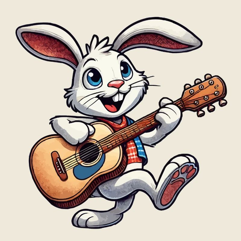 Bunny Guitar Comic