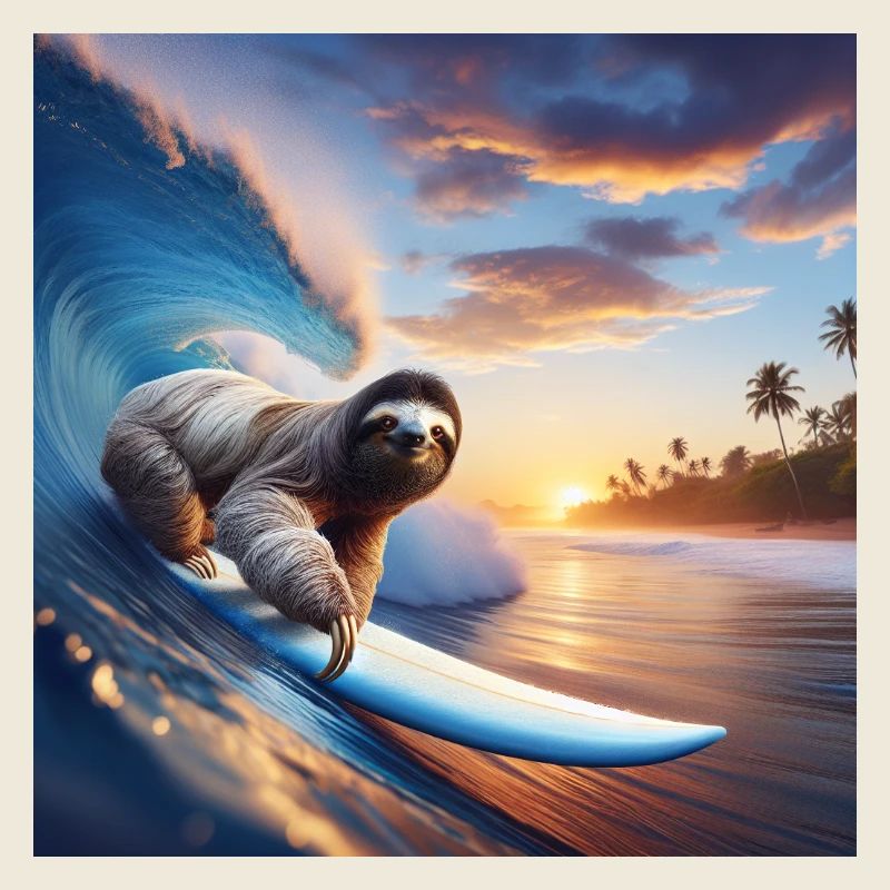 Sloth Wanderer Surfer