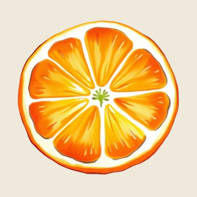 Peint en orange