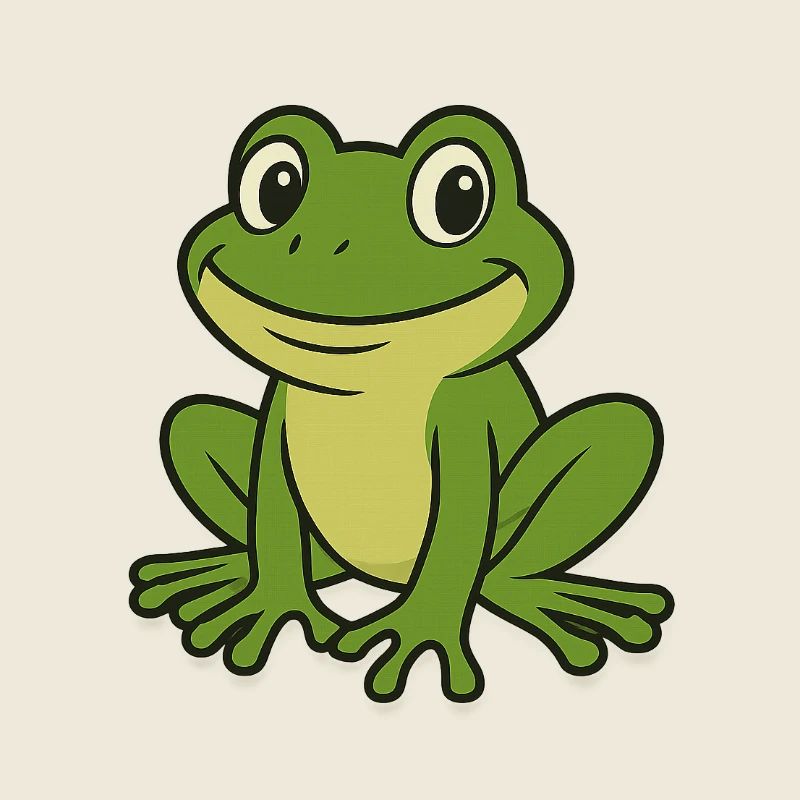 Süßer Frosch
