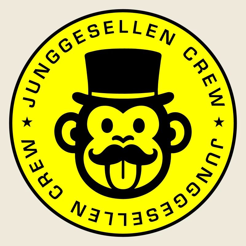 Junggesellen Crew Affe
