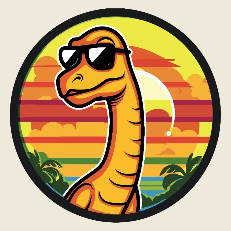 Dinosaur brontosaurus comic