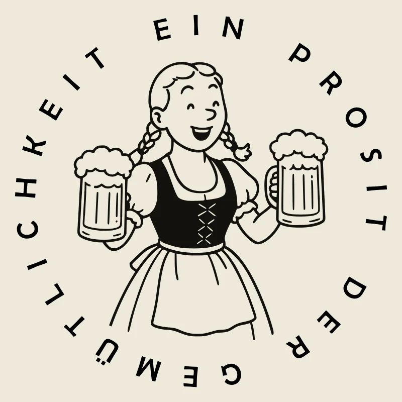Bier Mädchen - Ein Prosit der Gemütlichkeit