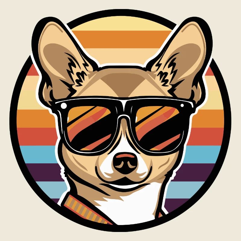 Chihuahua Dog Cool Comic