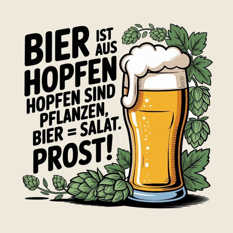 Beer = salad
