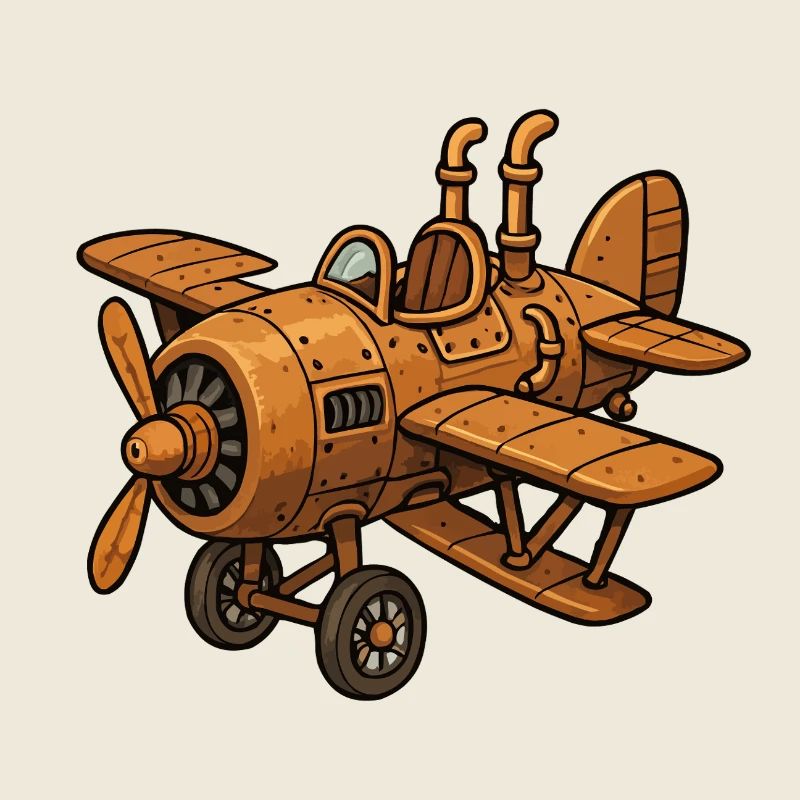 Airplane Steampunk