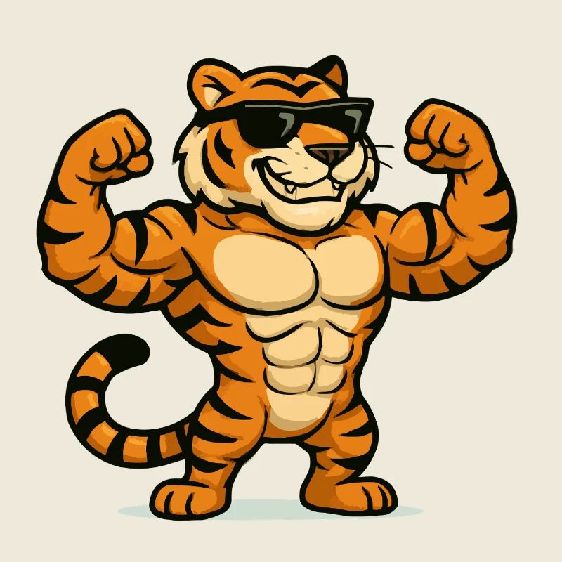 tiger muskeln