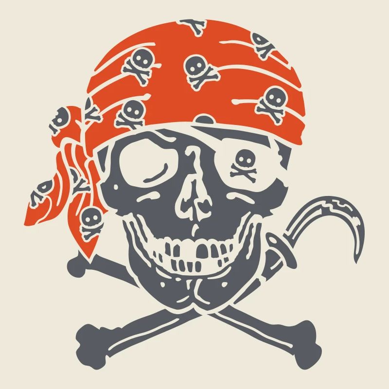 Piratenschädel