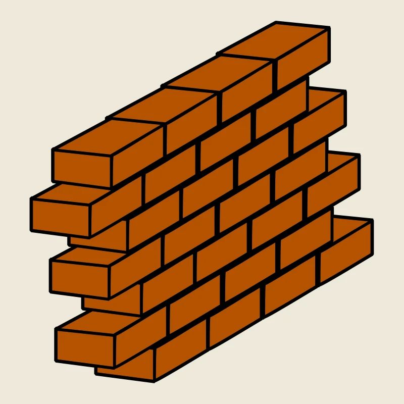 Backsteinmauer