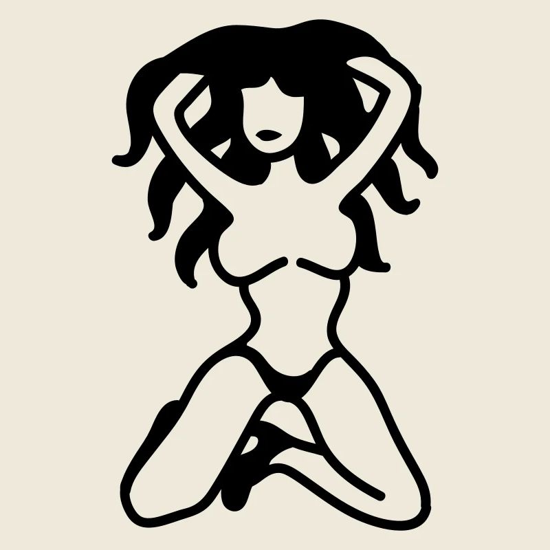 Pin up Girl - Line