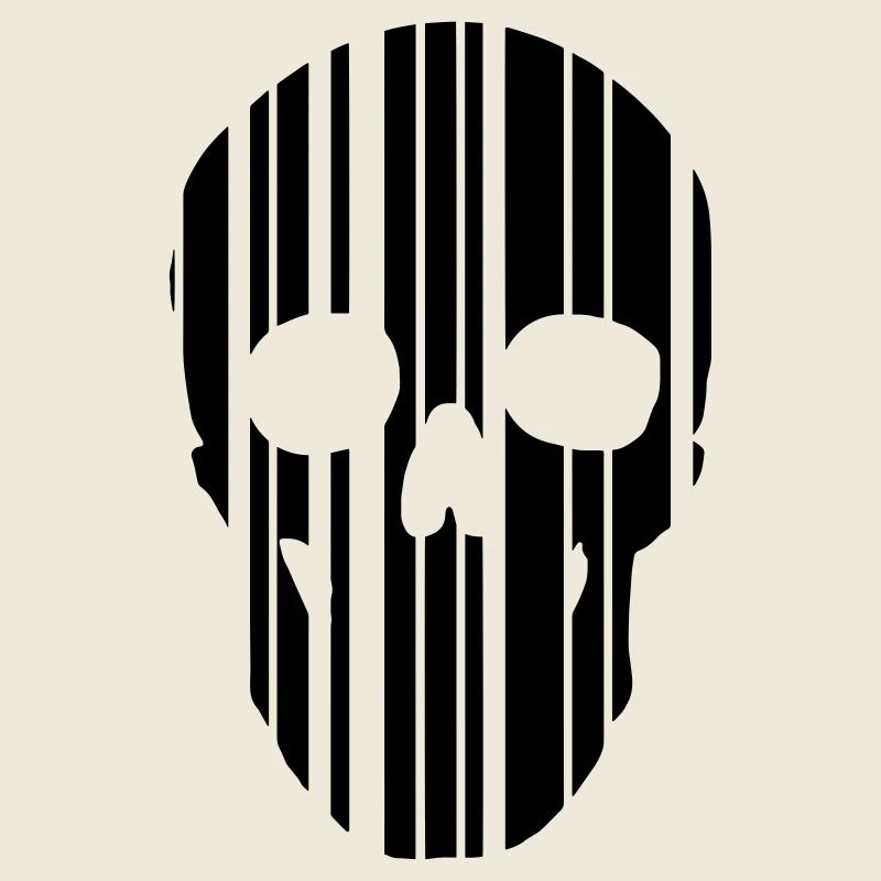 barcode skull