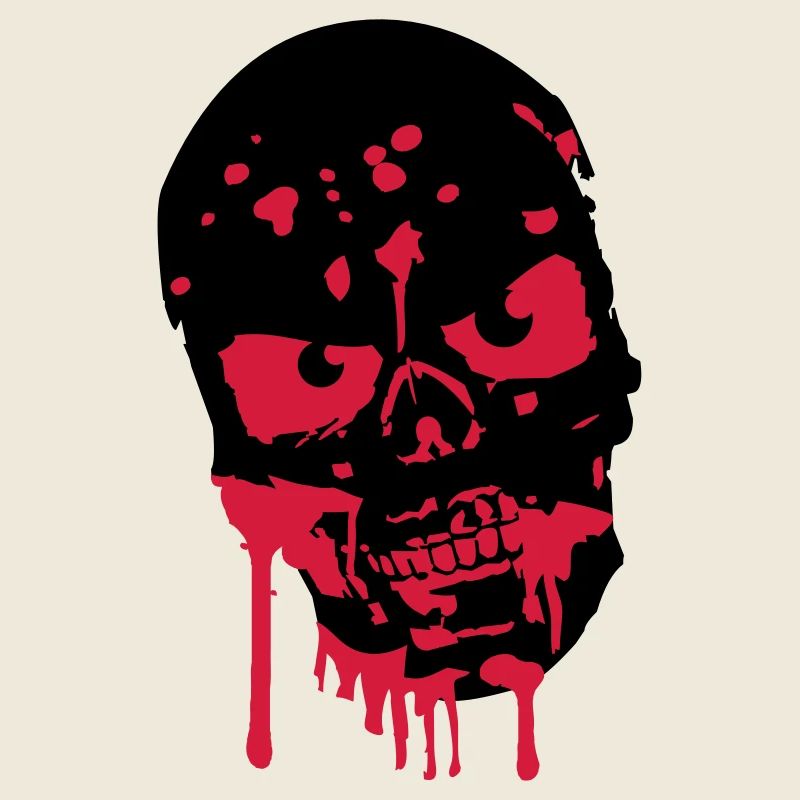 Skull Head skull blood zombie