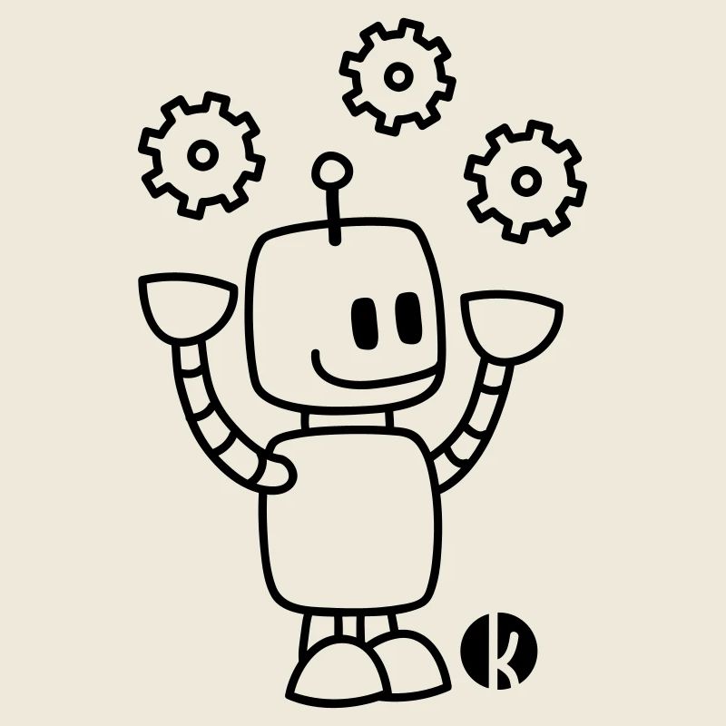 Happy Juggling Robot
