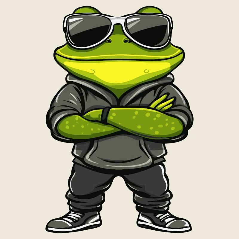 Frog Comic Cool