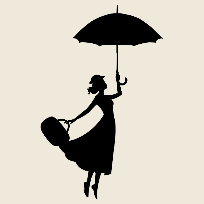 frau regenschirm