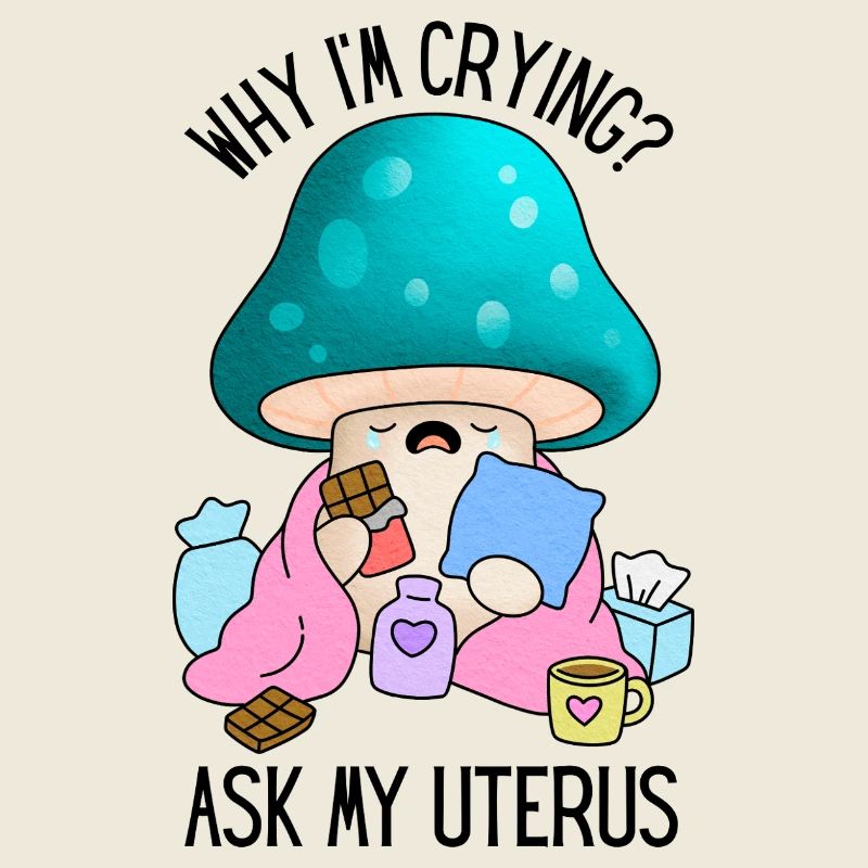 Lustiges Mädchen Problem Periode Kampf