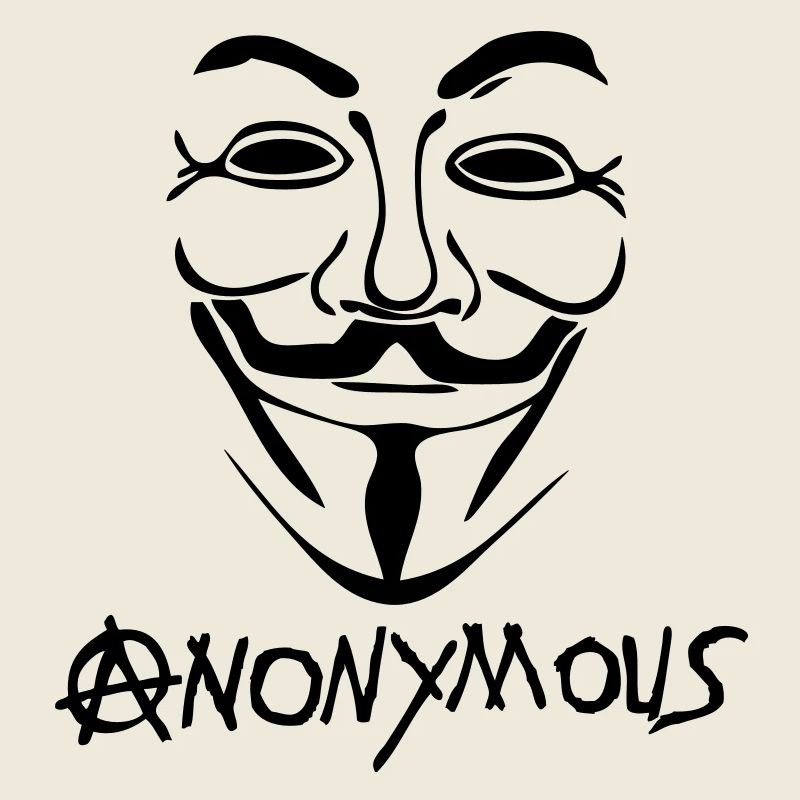 logo anarchy anonymous masque mask
