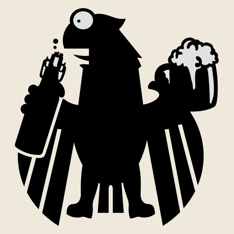 Kampftrinker Satirischer Adler / Boozer eagle (2c)