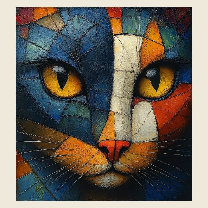 Chat Cubiste