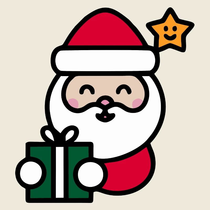 Lustiger Weihnachtsmann