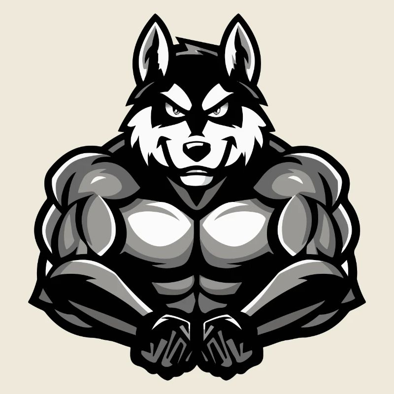Dog Husky Comic