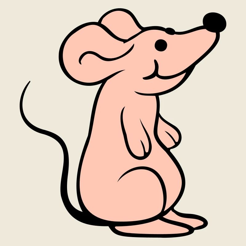 Mouse Mouse Cute Little Rat Rodent Friendly