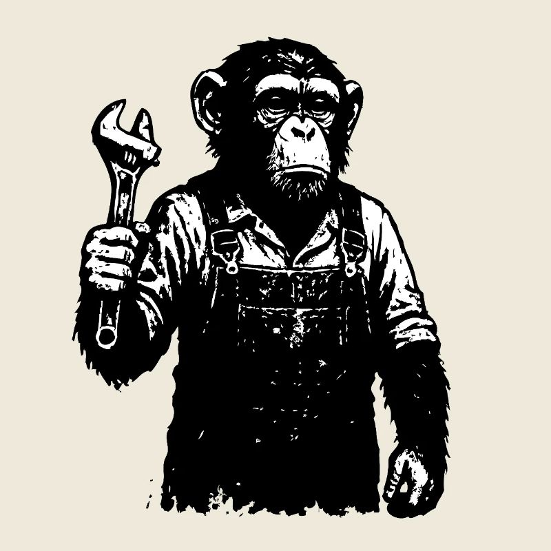 Labour Day Monkey Worker