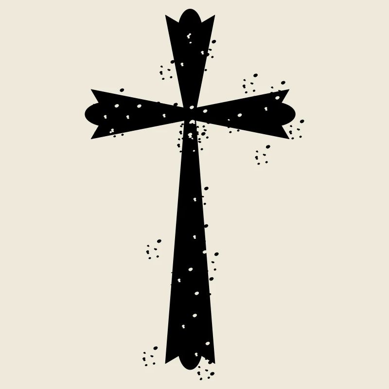Croix avec des taches blanches > des graphiques vectoriels