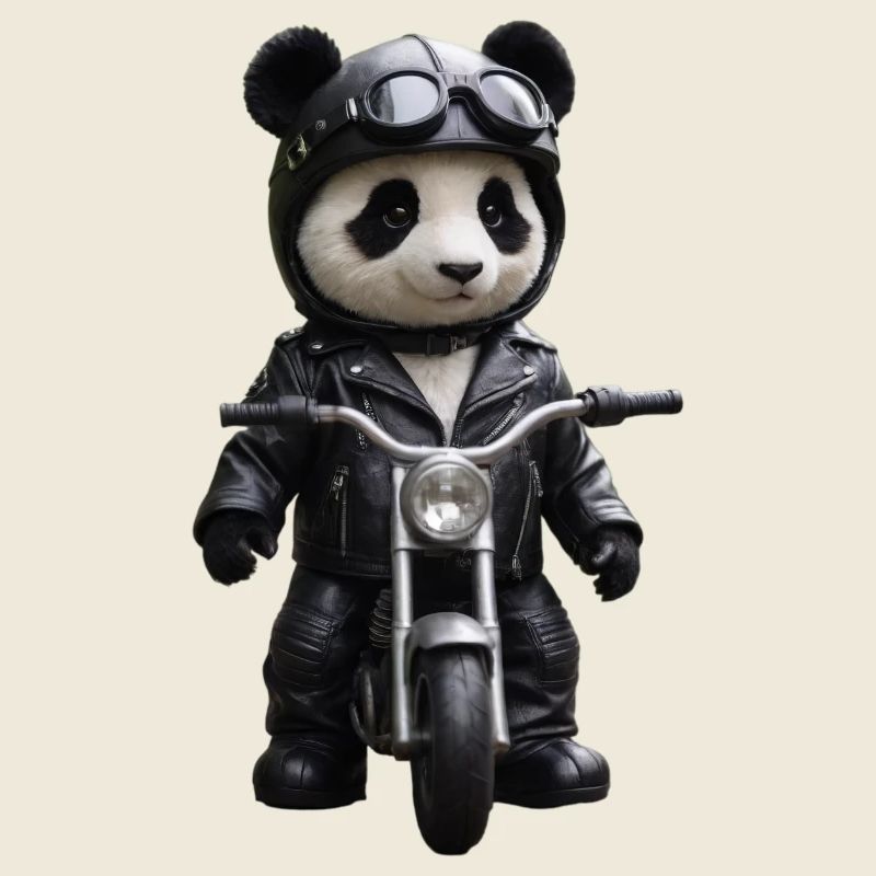Biker Panda