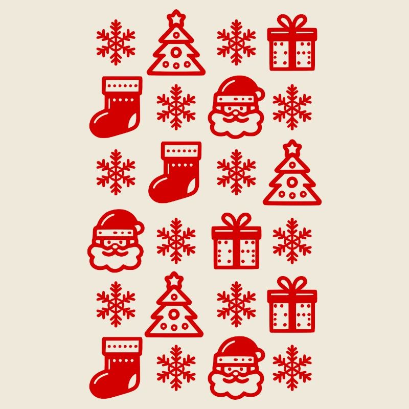 Christmas Icons Pattern