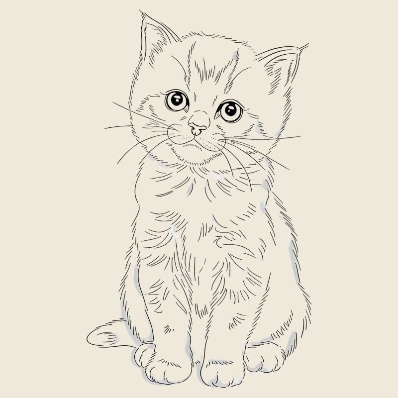 Shy kitten