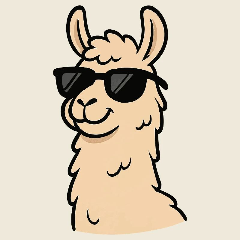 lama cool comic