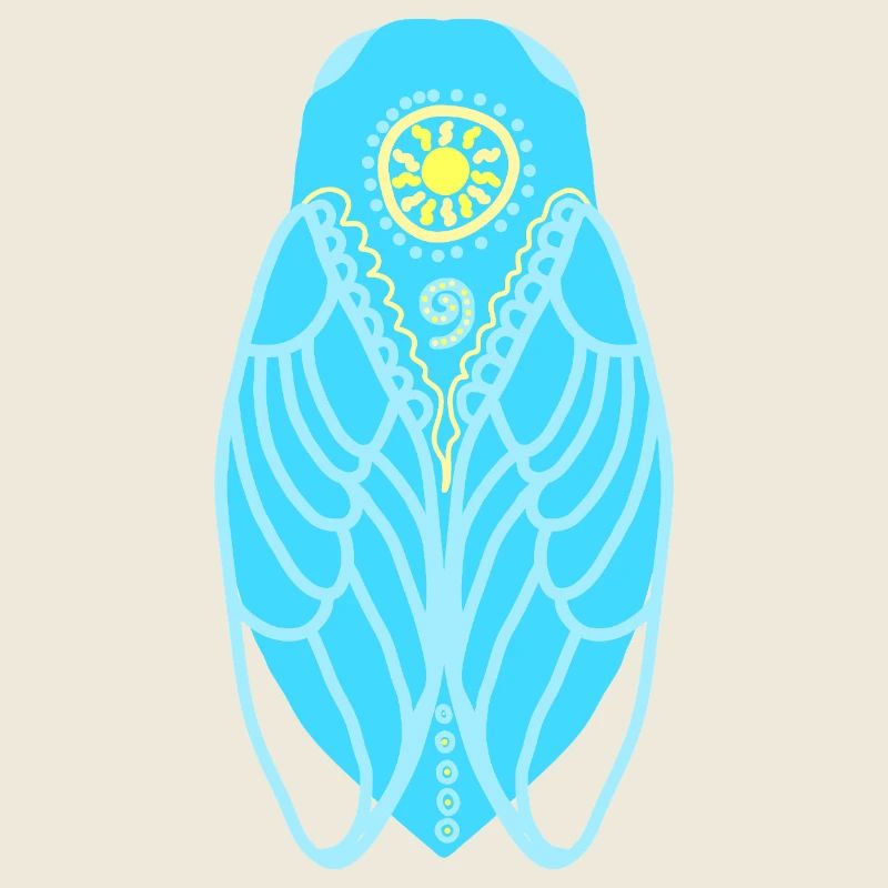 Mediterranean sun cicada