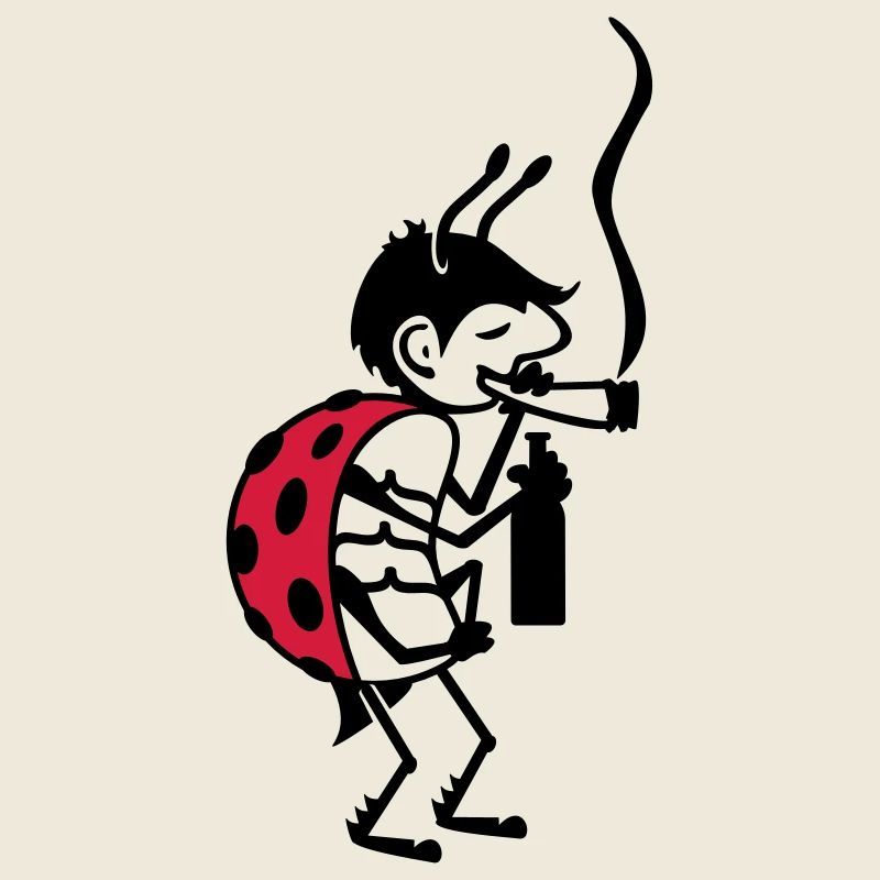 Kiffer-Käfer / pothead ladybug (2c)