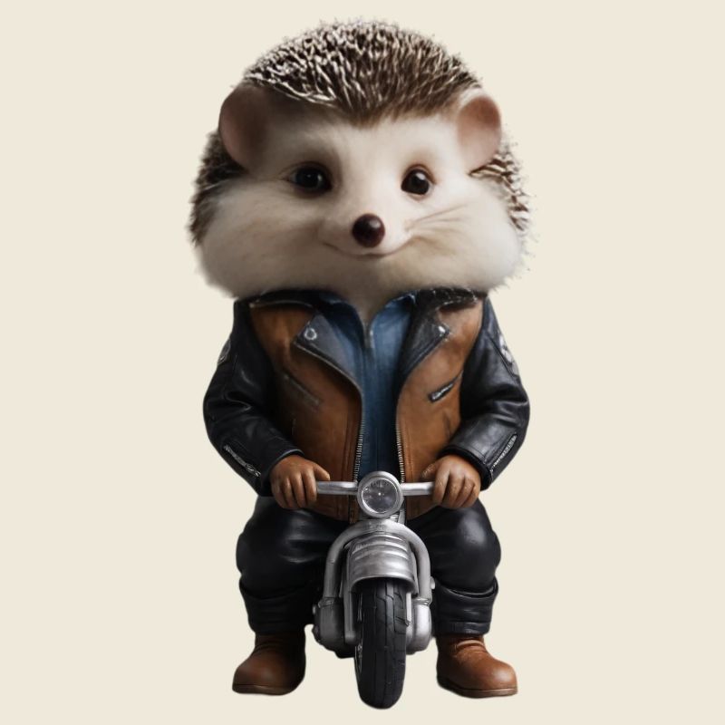Herisson motard
