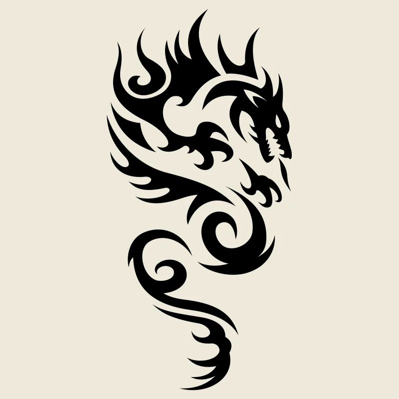 tribal dragon