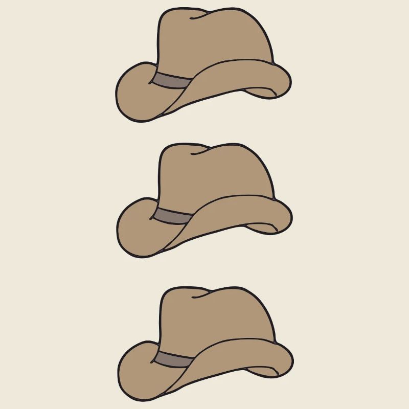 Three hats