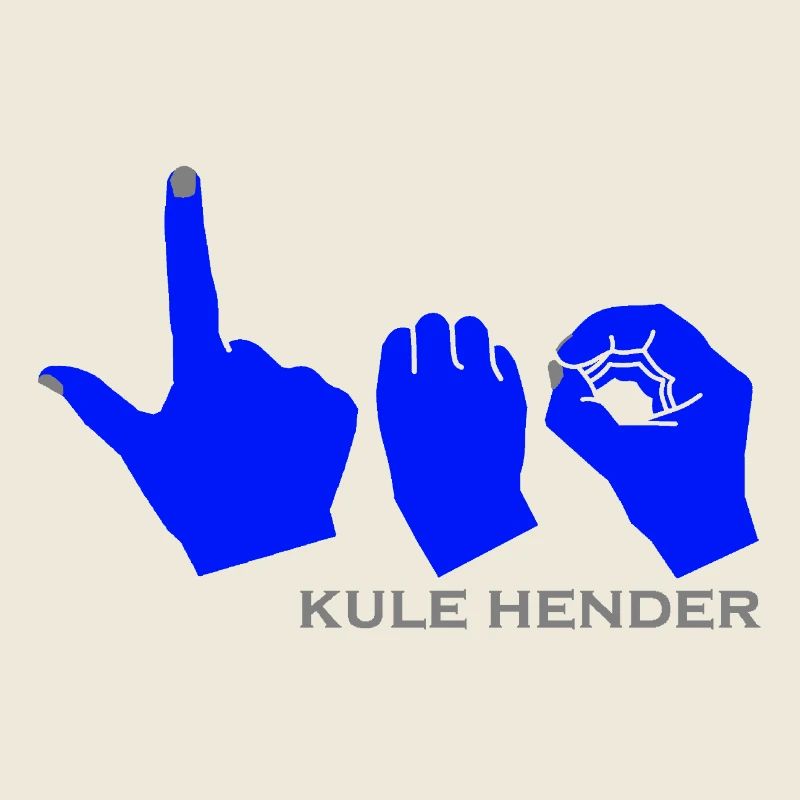 Löwe mit blauer Farbe