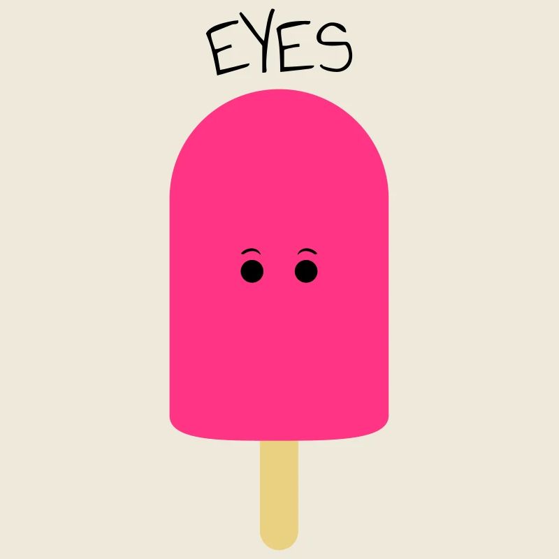 Yeux / Eskimo Limon / crème glacée / soleil d'été T-shirt