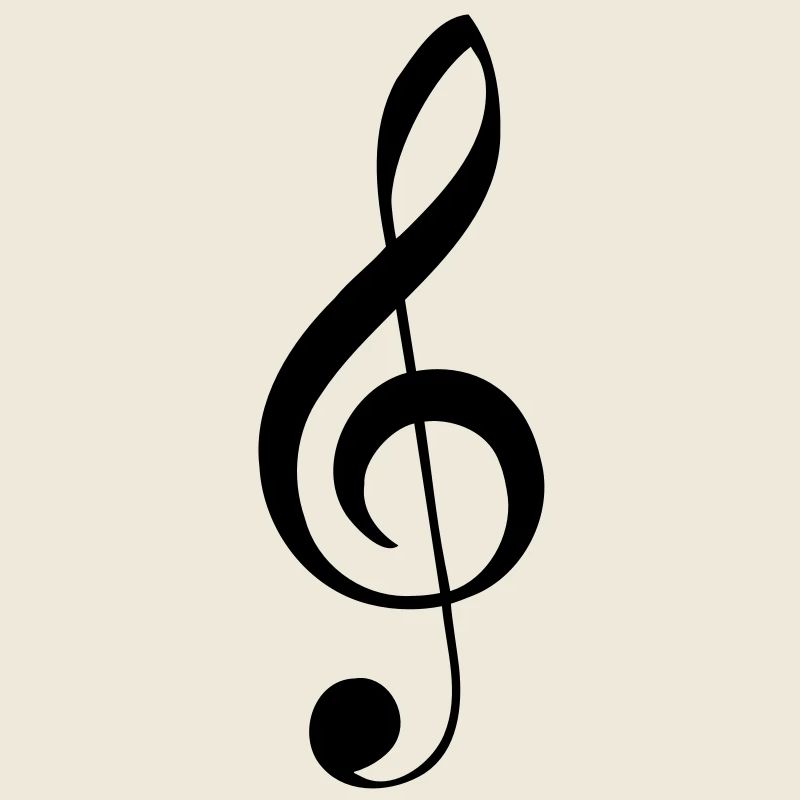 Clef treble clef