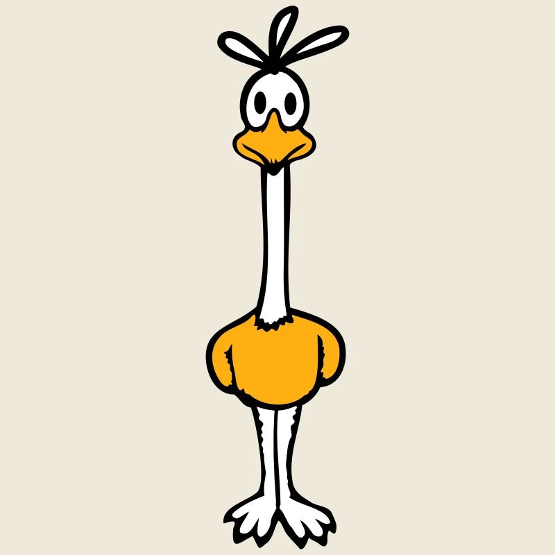 Road runner coucou oiseau drôle long cou se tient