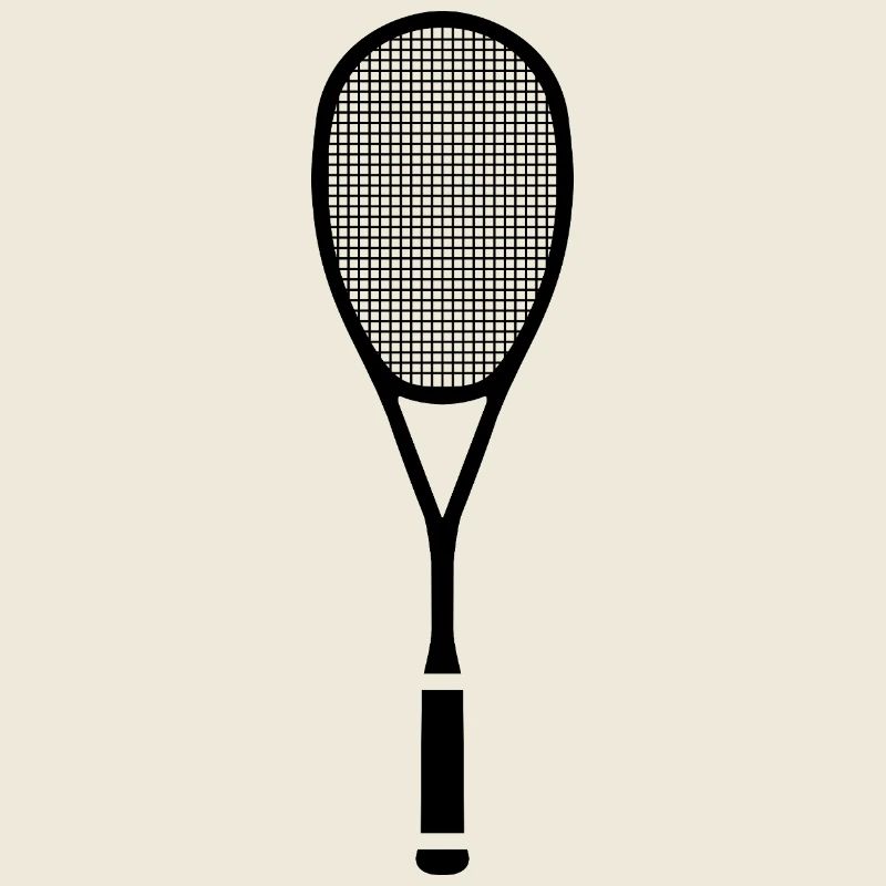 Raquette de squash divisée