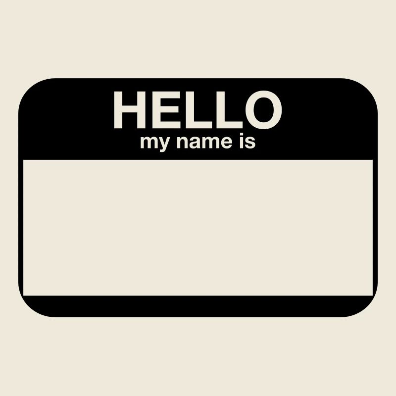 hello my name is