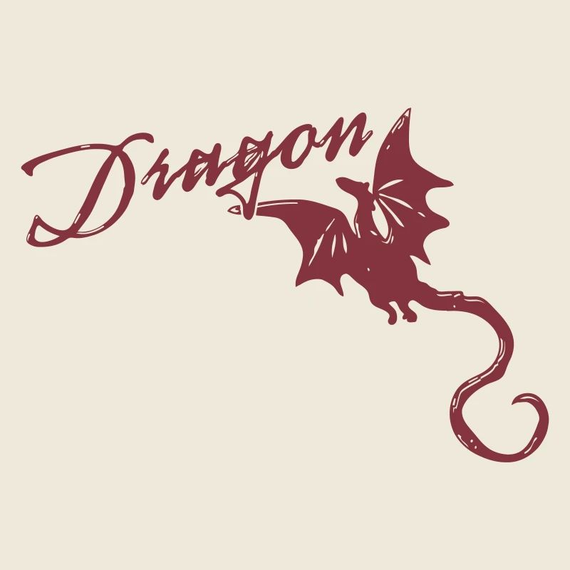 Dragon Drache – Vectorgraphic