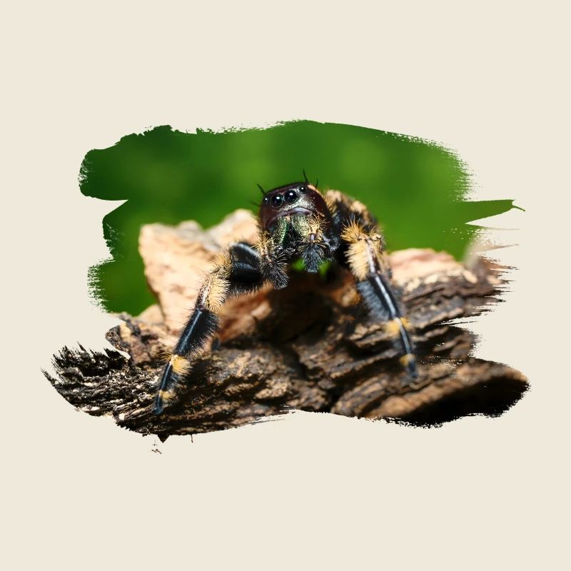 phidippus otiosus jumping spider, spring spinne