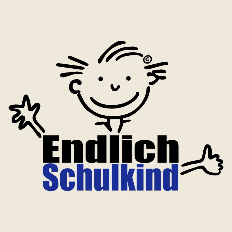 Junge: Endlich Schulkind