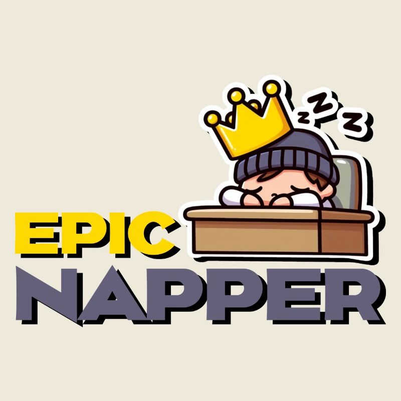 Epic Napper - Funny Cartoon for Late Risers