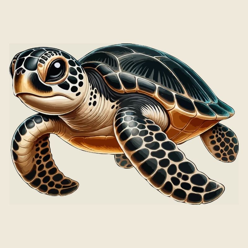 Green turtle large