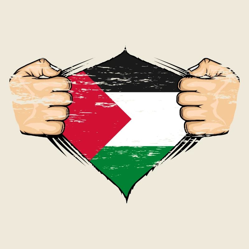 Palestine Flag Design used
