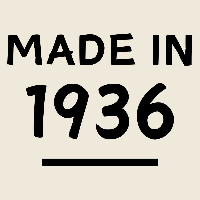 Fabriqué en 1936 - Année de naissance / Anniversaire